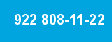 922 808-11-22
